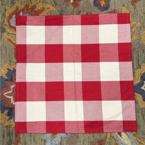 Pottery Barn Buffalo Check Plaid Pillow Cover, Euro